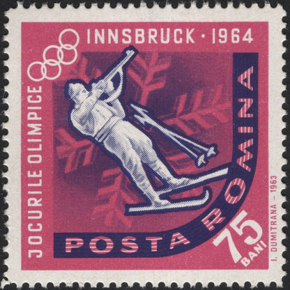 SCG8080 - Romania 1964 Winter Olympics – Innsbruck Games Commemorative Set