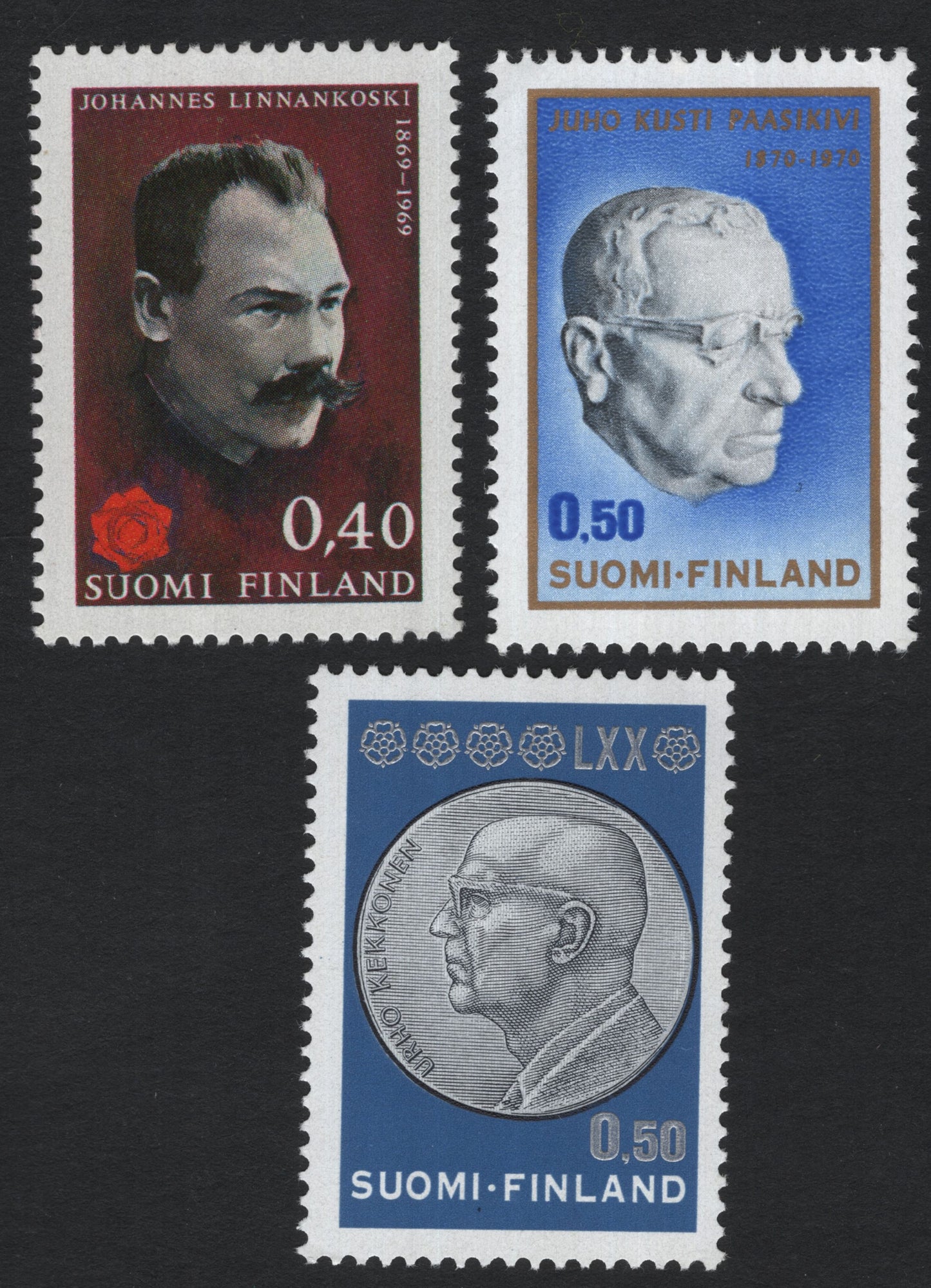 SCG8161 - Finland Portrait Series – Cultural and Political Figures (1969–1970)