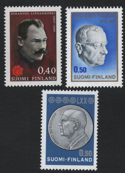 SCG8161 - Finland Portrait Series – Cultural and Political Figures (1969–1970)