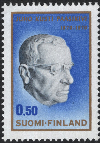 SCG8161 - Finland Portrait Series – Cultural and Political Figures (1969–1970)