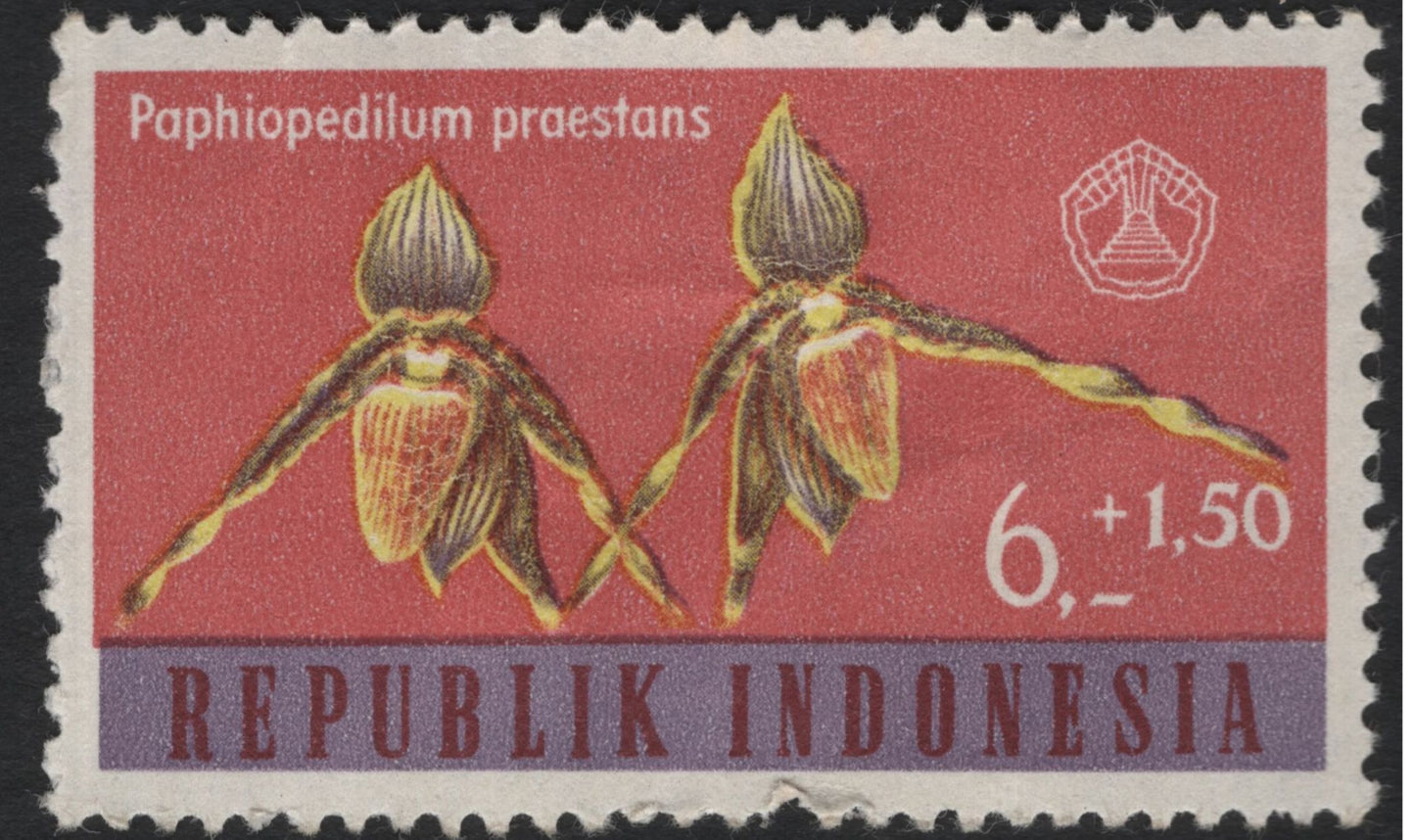SCG8167 - Indonesia 1963 – Orchid Charity Stamps