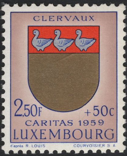 SCG8169 - Luxembourg 1959 Caritas Charity Stamps – Municipal Arms Series