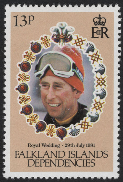 SCG8164 - Falkland Islands & Dependencies – Royal Wedding of Prince Charles and Lady Diana Spencer (1981)