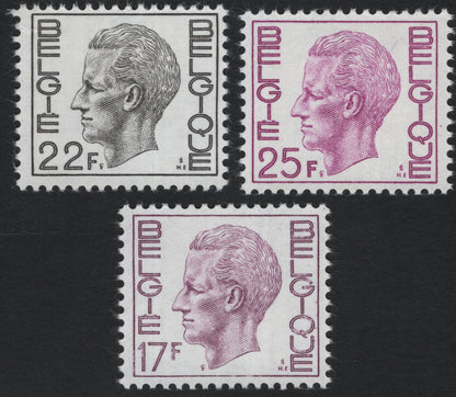 SCG8671 - Belgium Definitive Issue – King Baudouin Portrait (1970s)