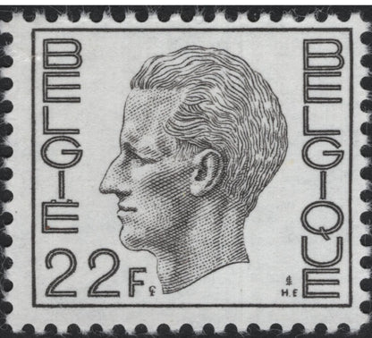 SCG8671 - Belgium Definitive Issue – King Baudouin Portrait (1970s)