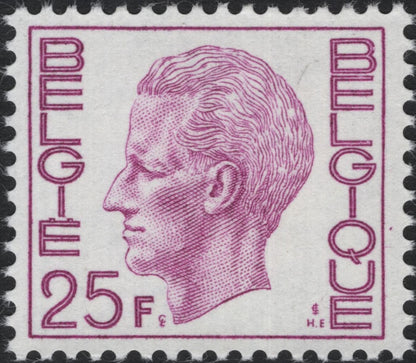 SCG8671 - Belgium Definitive Issue – King Baudouin Portrait (1970s)