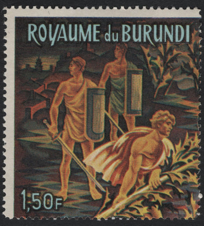 SCG8677 - Burundi 1970s Allegories of Civilization – Set of 3 (1.50F)