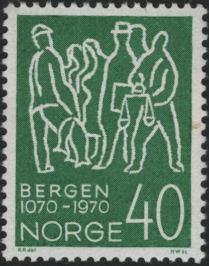 SCG8679 - Norway 1970 – 900th Anniversary of Bergen