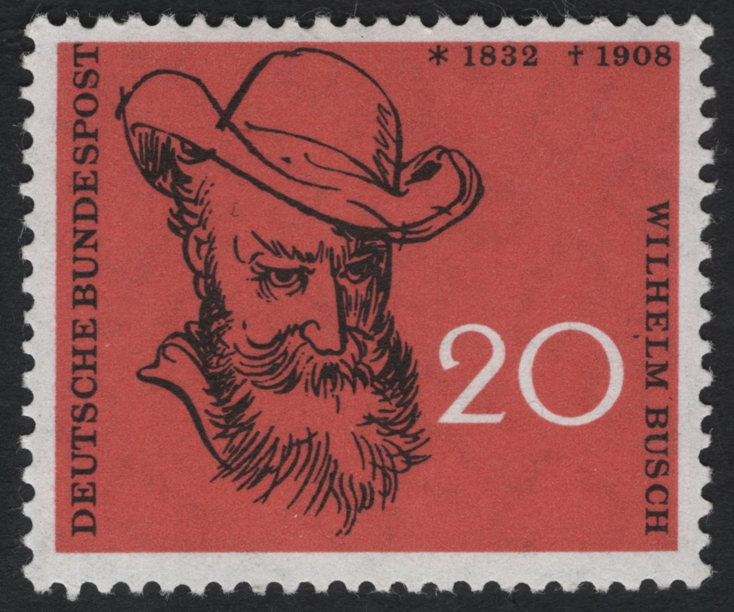 SCG7962 - Wilhelm Busch Commemorative – Germany 1967
