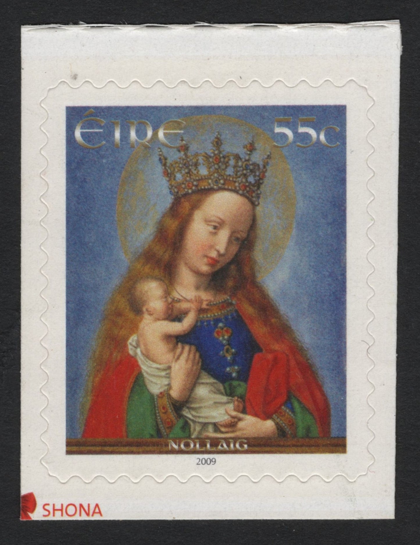 SCG7972 - Ireland 2009 “Madonna and Child” Christmas Stamp (Éire 55c)