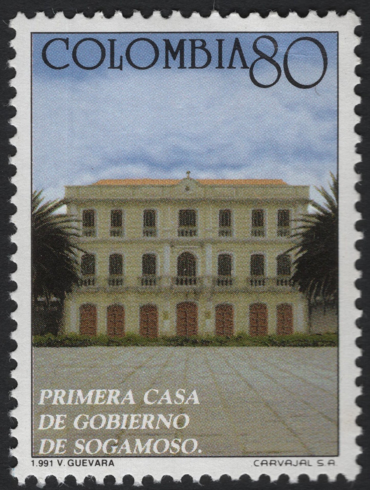 SCG8082 - Colombia 1991 – Primera Casa de Gobierno de Sogamoso
