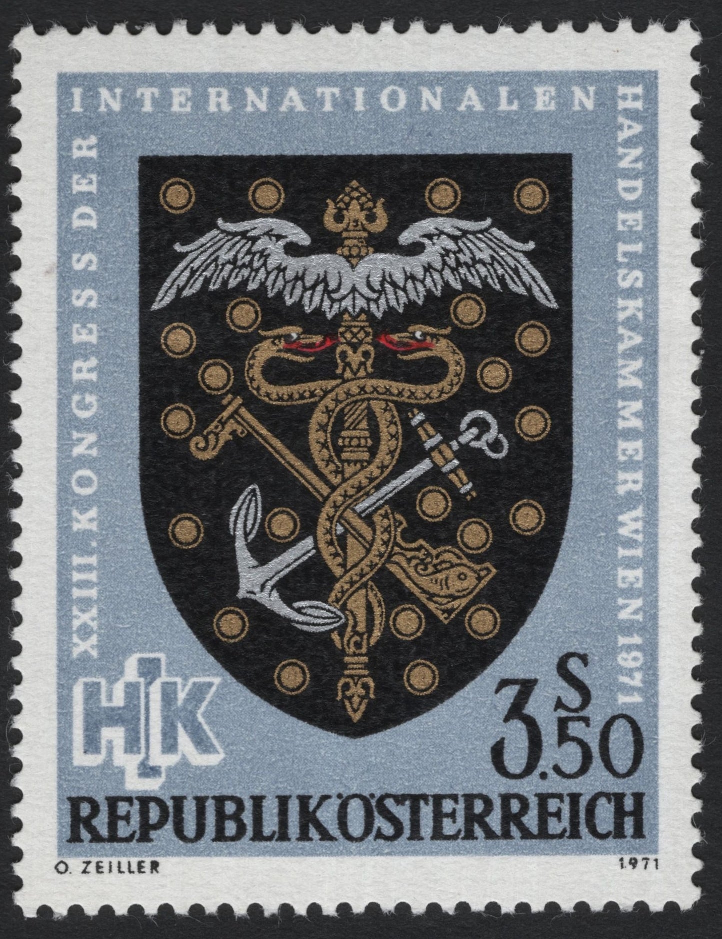 SCG8091 - Austria 1971 – 23rd Congress of the International Chamber of Commerce, Vienna