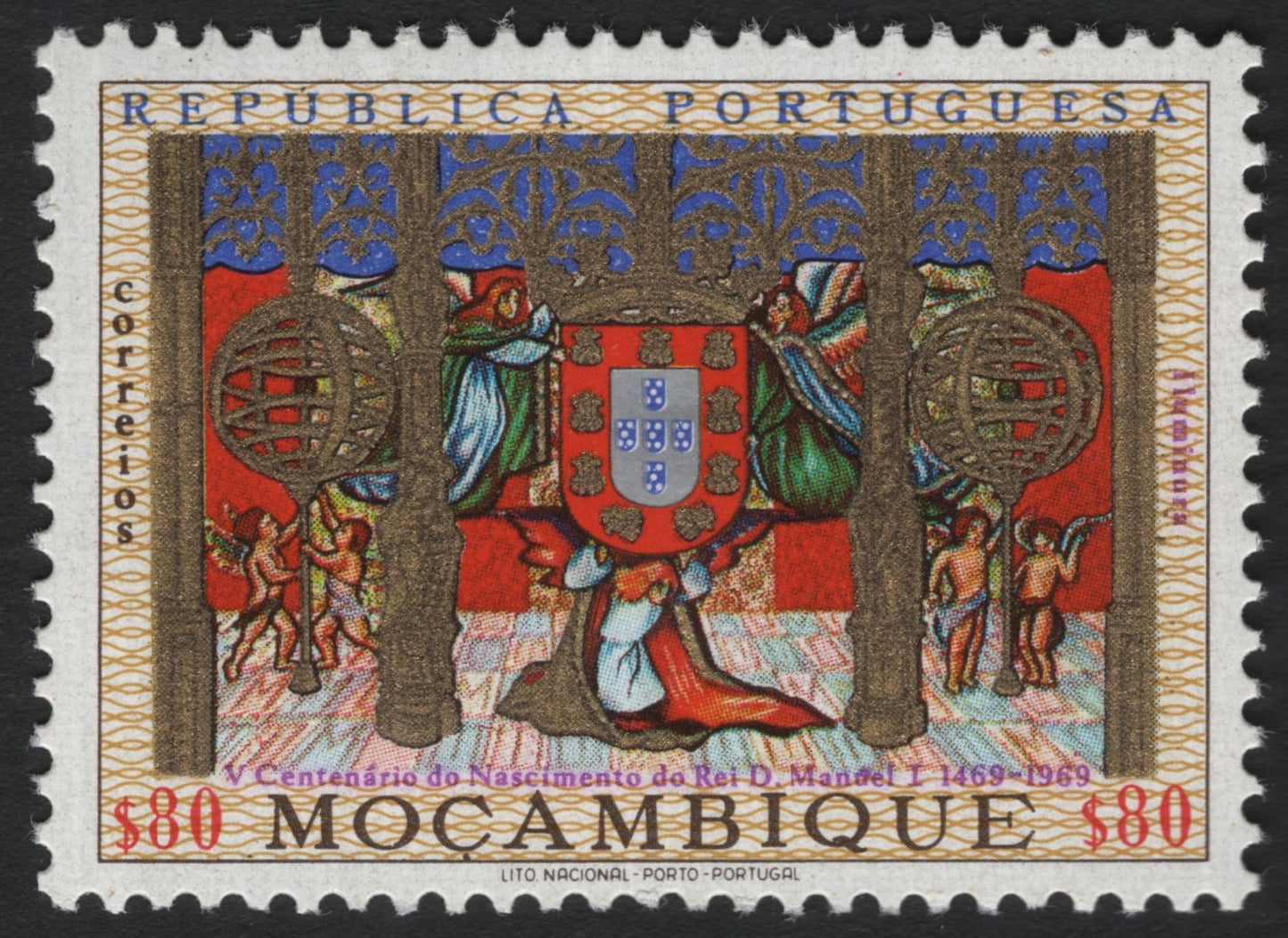 SCG8108 - Mozambique 1969 – 500th Birth Anniversary of King Manuel I