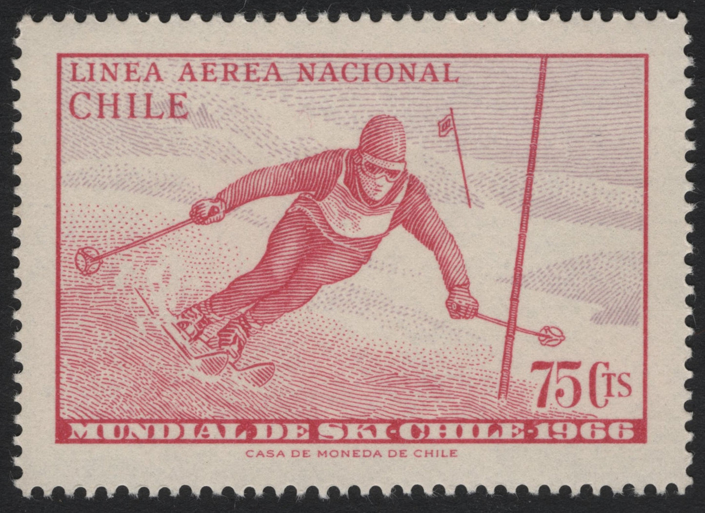 SCG8045 - Chile 1966 World Ski Championships – Alpine Skier