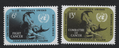 SCG8055 - United Nations “Fight Cancer” Issue (1965)
