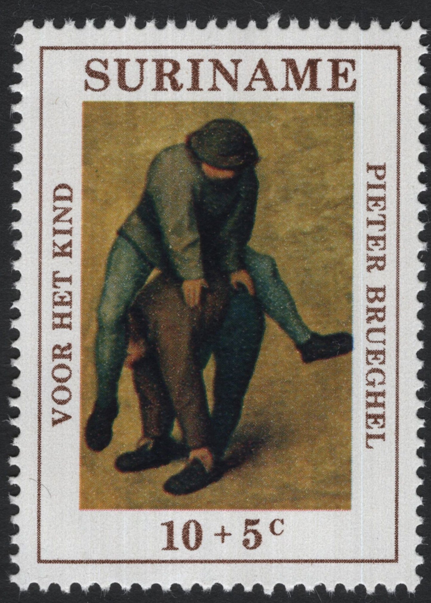 SCG8050 - Suriname – “Voor het Kind” (For the Child) Charity Stamps – Pieter Brueghel Paintings
