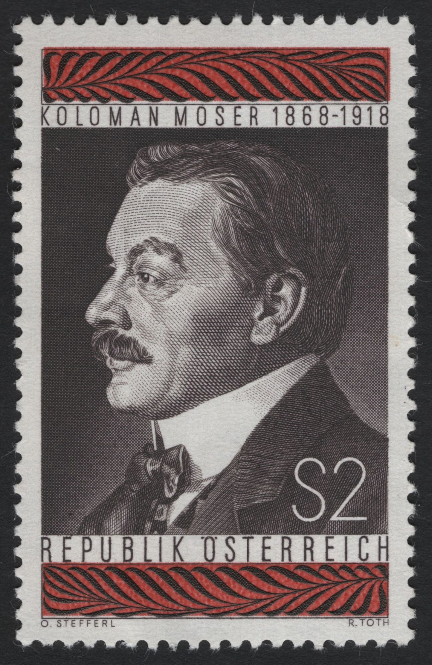 SCG8155 - Austria 1968 – Koloman Moser Centenary