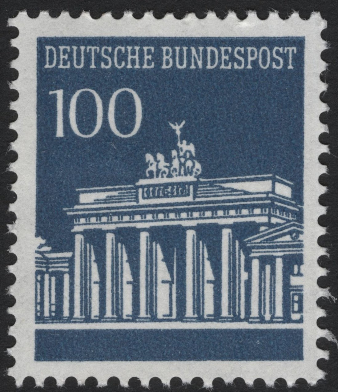 SCG8183 - Germany – Brandenburg Gate 100 Pfennig (1964, Heuss Medallion Series)