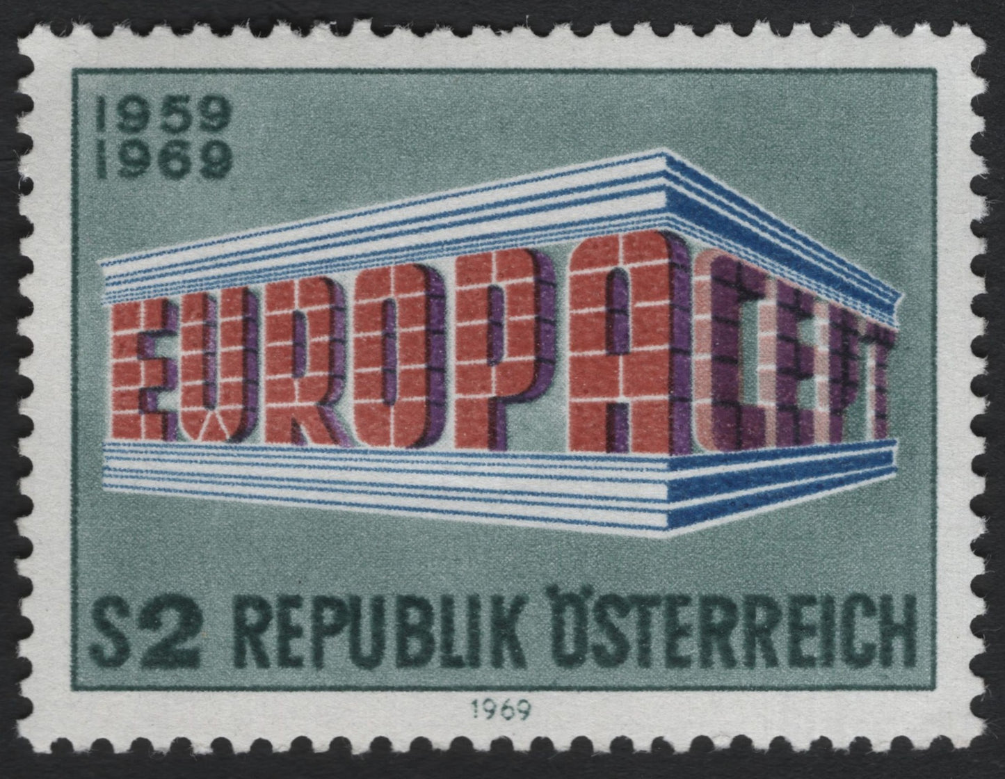 SCG8175 - Austria 1969 – 10th Anniversary of CEPT (Europa Issue)