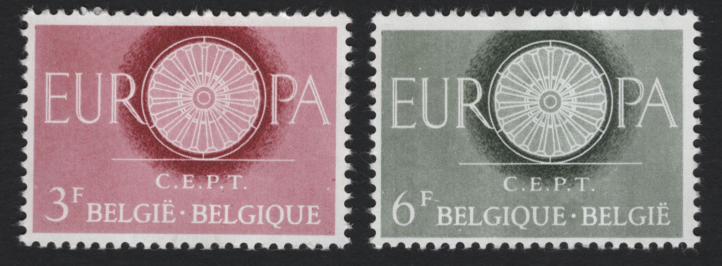 SCG8132 - Belgium 1960 Europa CEPT Issue – Wheel of Unity