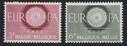 SCG8132 - Belgium 1960 Europa CEPT Issue – Wheel of Unity