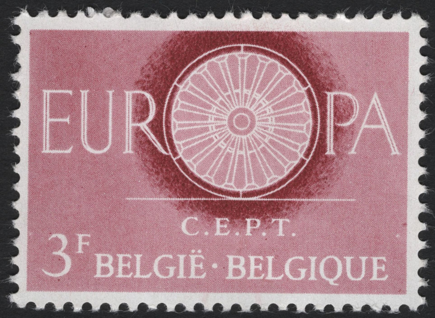 SCG8132 - Belgium 1960 Europa CEPT Issue – Wheel of Unity