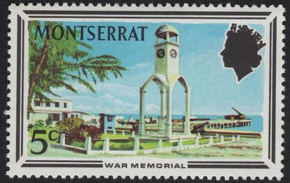 SCG8128 - Montserrat Scenic Definitives – War Memorial, Fort St. George, Carr’s Bay & Golf Course