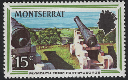 SCG8128 - Montserrat Scenic Definitives – War Memorial, Fort St. George, Carr’s Bay & Golf Course