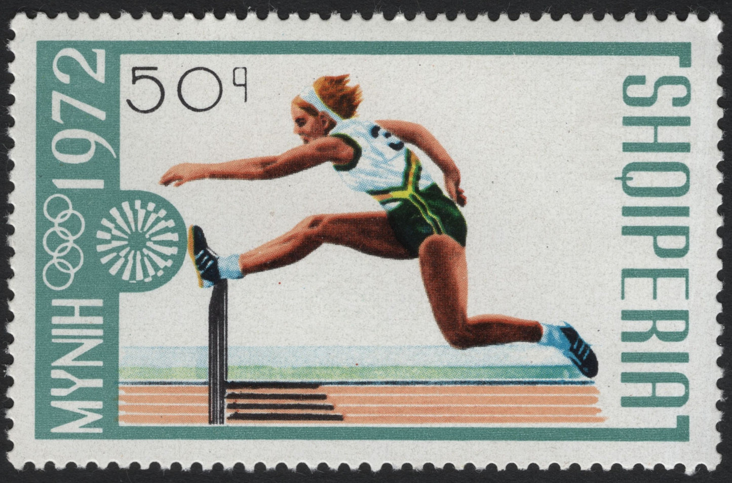 SCG8421 - Albania 1972 Munich Olympics – Hurdles Event