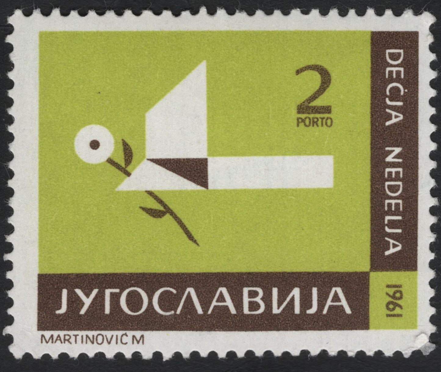 SCG8288 - Yugoslavia 1961 – Children's Week (Dečja Nedelja)