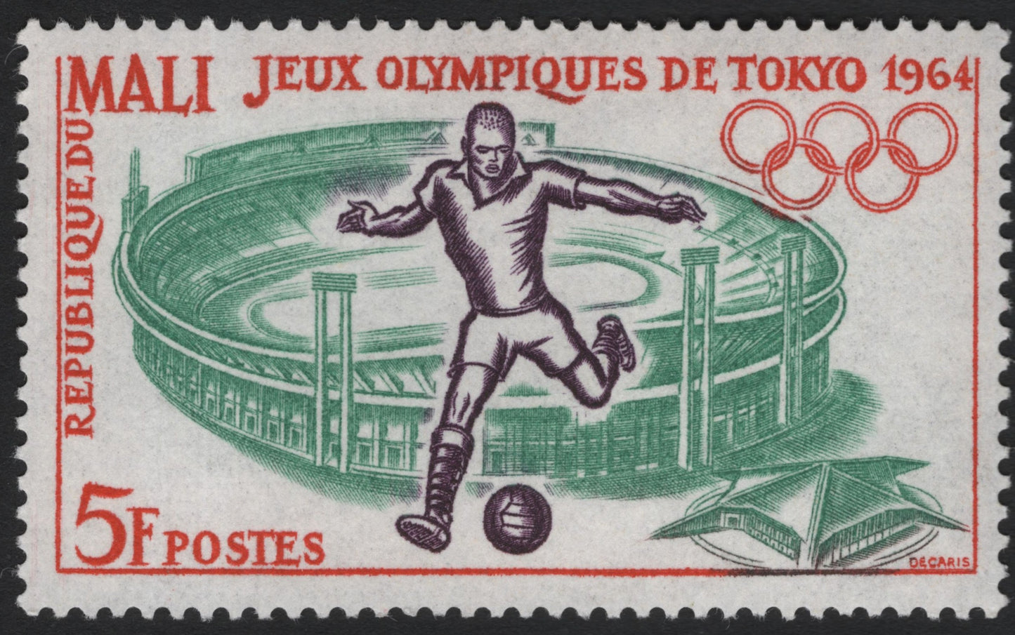 SCG8430 - Mali 1964 Tokyo Olympic Games – Football Issue