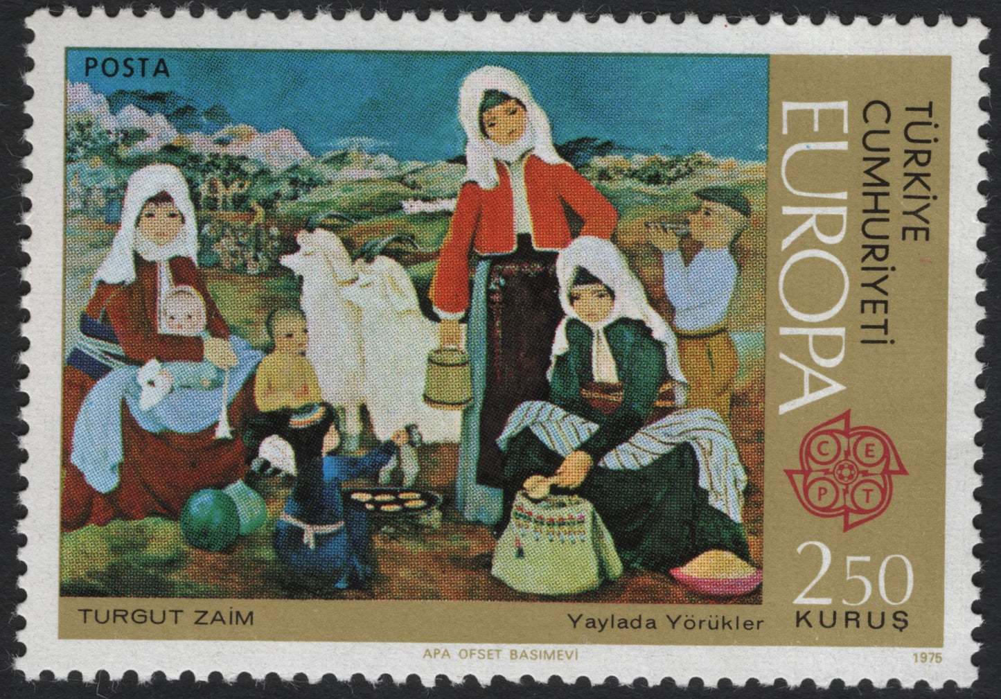 SCG8684 - Turkey 1975 Europa – “Hatayda Portakal” and “Yaylada Yörükler”