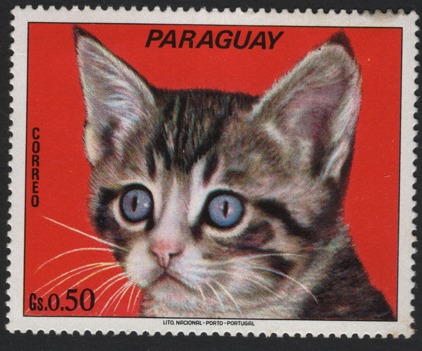 SCG8681 - Paraguay 1970s “Kittens” Definitive Set