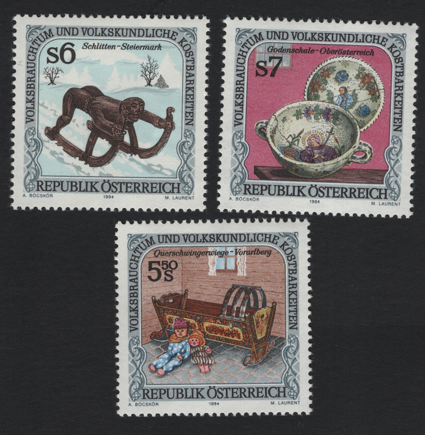SCG8682 - Austria 1994 – Folk Art and Ethnographic Treasures Series