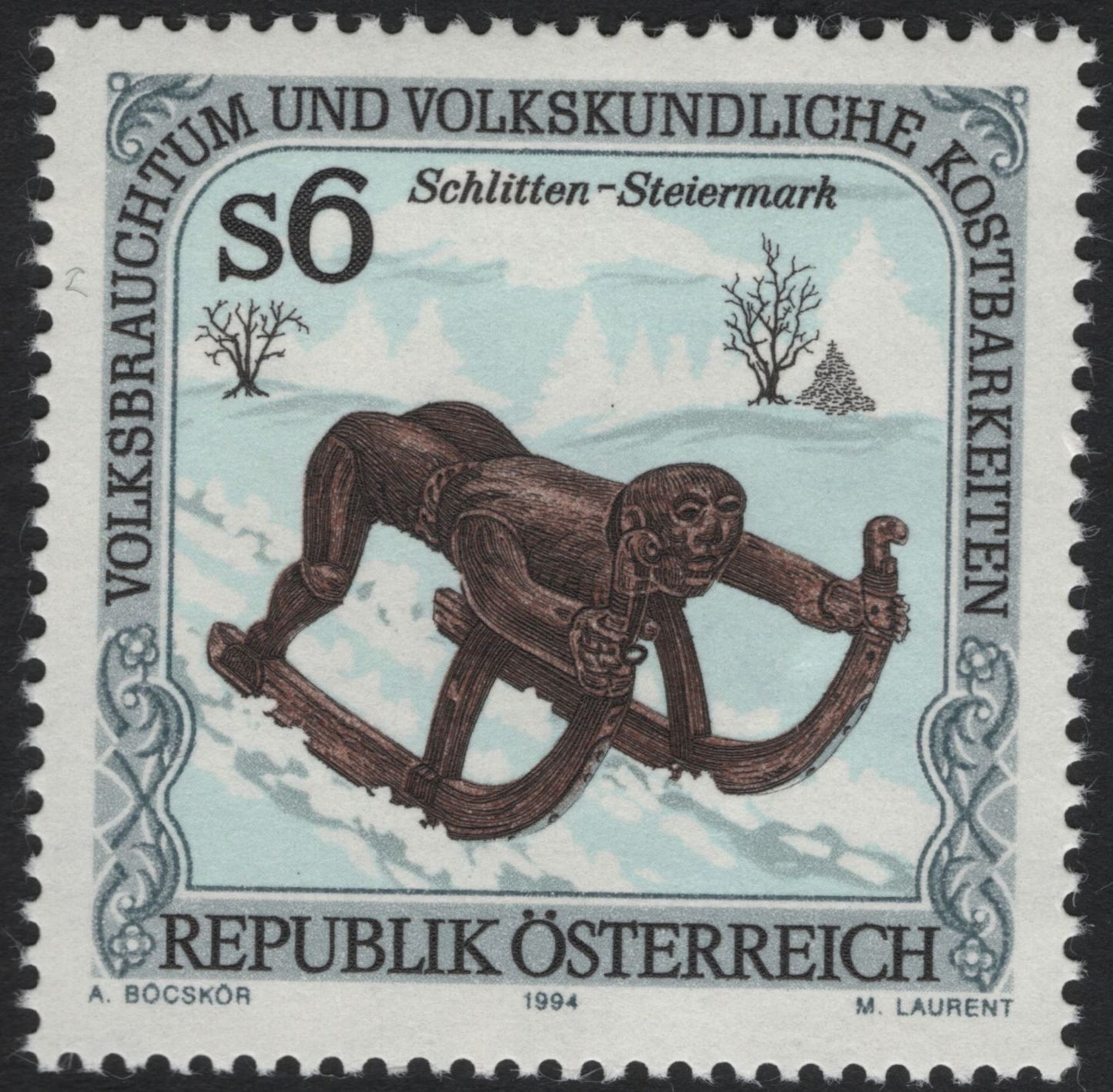 SCG8682 - Austria 1994 – Folk Art and Ethnographic Treasures Series