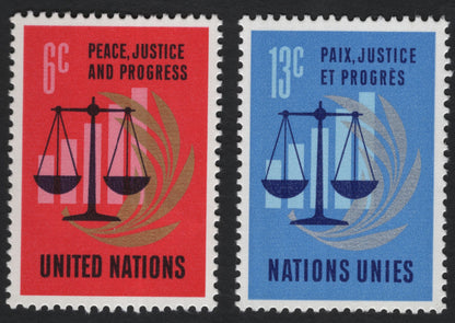 SCG8686 - United Nations “Peace, Justice and Progress” Issue (1969)