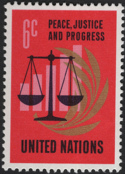 SCG8686 - United Nations “Peace, Justice and Progress” Issue (1969)