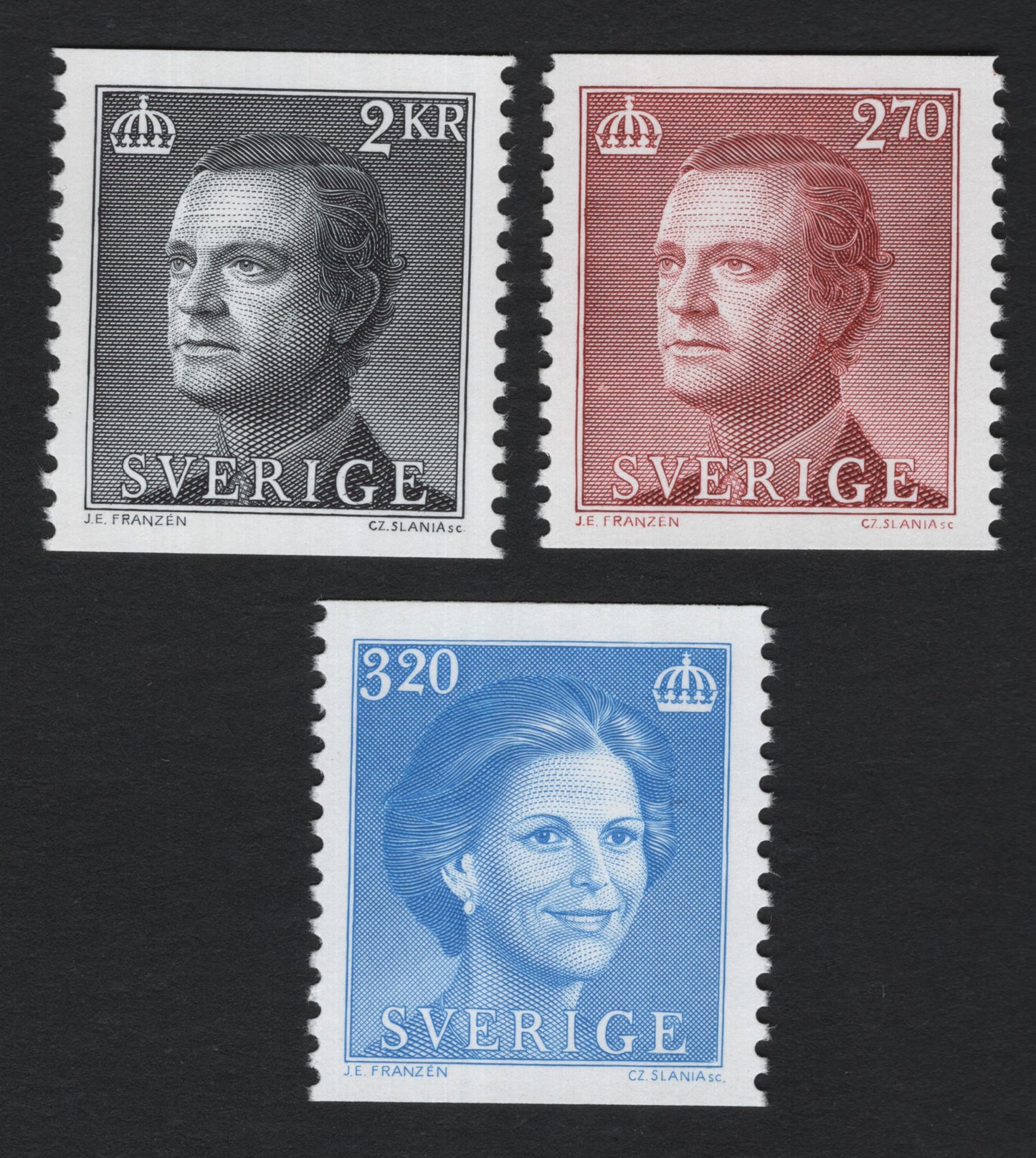 SCG8688 - Sweden Royal Portrait Series (King Carl XVI Gustaf and Queen Silvia) – 1980s
