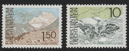 SCG8685 - Liechtenstein 1970 Mountain Landscapes Series