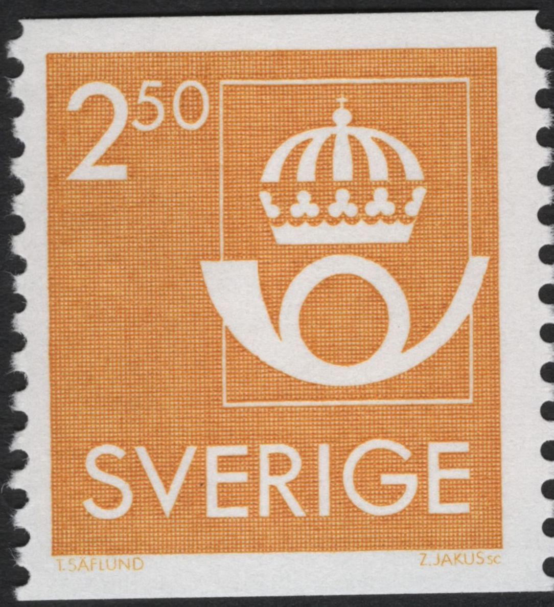 SCG8694 - Sweden Crown and Posthorn Definitives (1969 Issue)