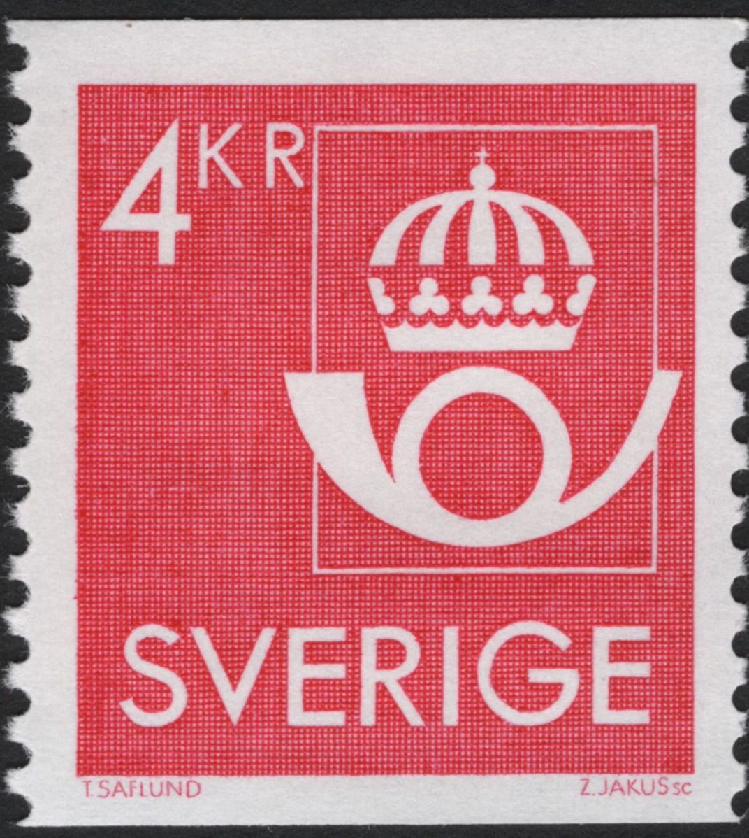 SCG8694 - Sweden Crown and Posthorn Definitives (1969 Issue)