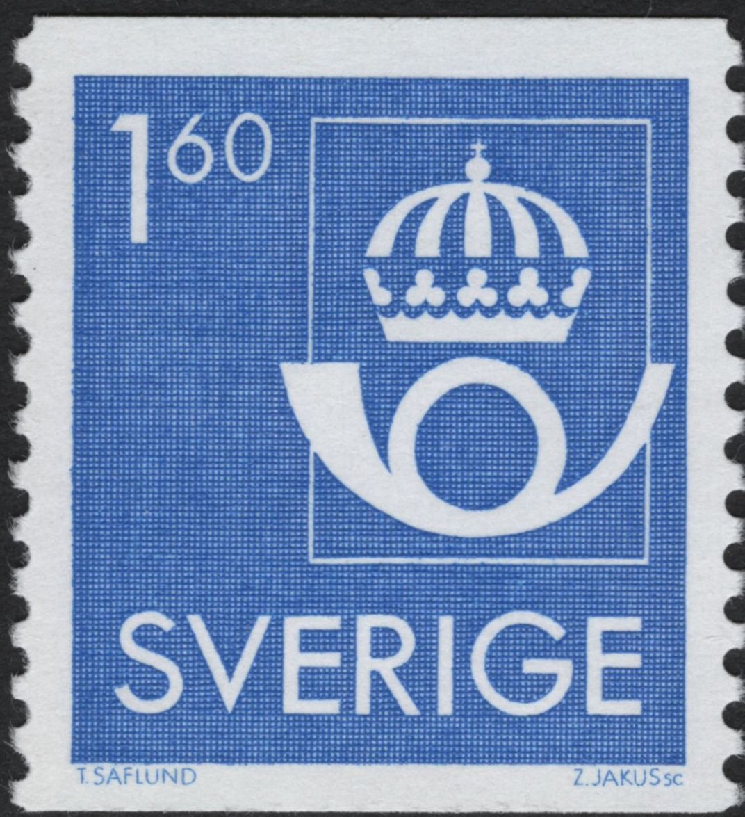 SCG8694 - Sweden Crown and Posthorn Definitives (1969 Issue)