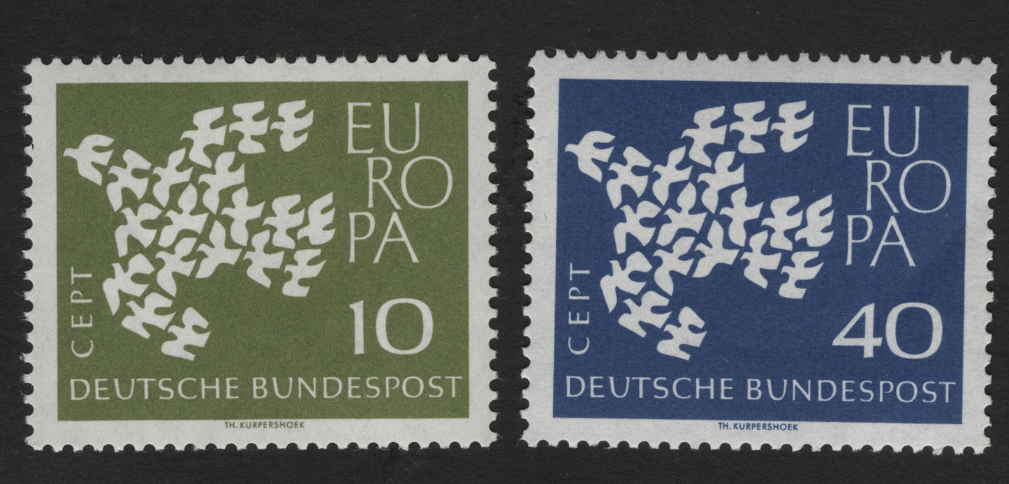 SCG8690 - Germany 1965 Europa – CEPT “Birds Forming a Star” Issue