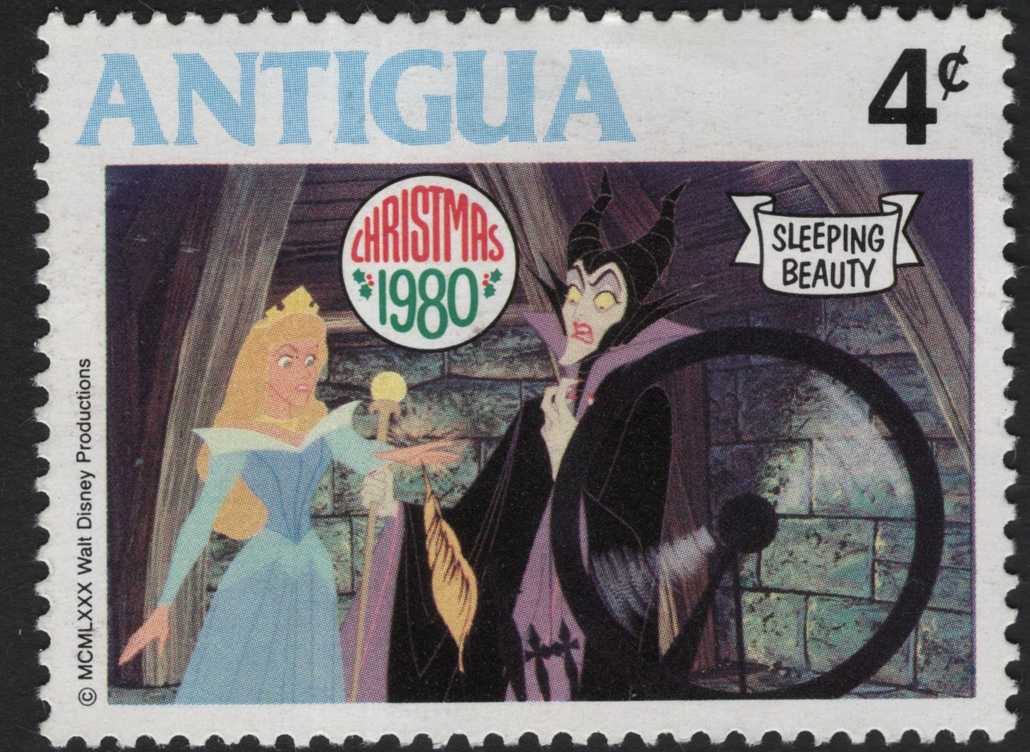 SCG8698 - Antigua 1980 Disney Christmas – Sleeping Beauty Series