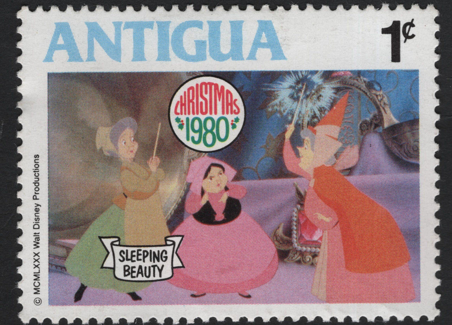 SCG8698 - Antigua 1980 Disney Christmas – Sleeping Beauty Series