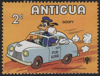 SCG8696 - Antigua 1979 Walt Disney Characters – Vehicles and Travel Series