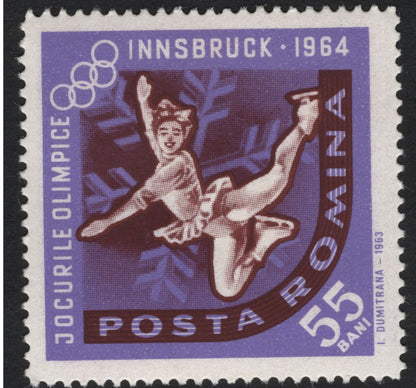 SCG8710 - Romania 1964 Winter Olympics – Innsbruck Games Set