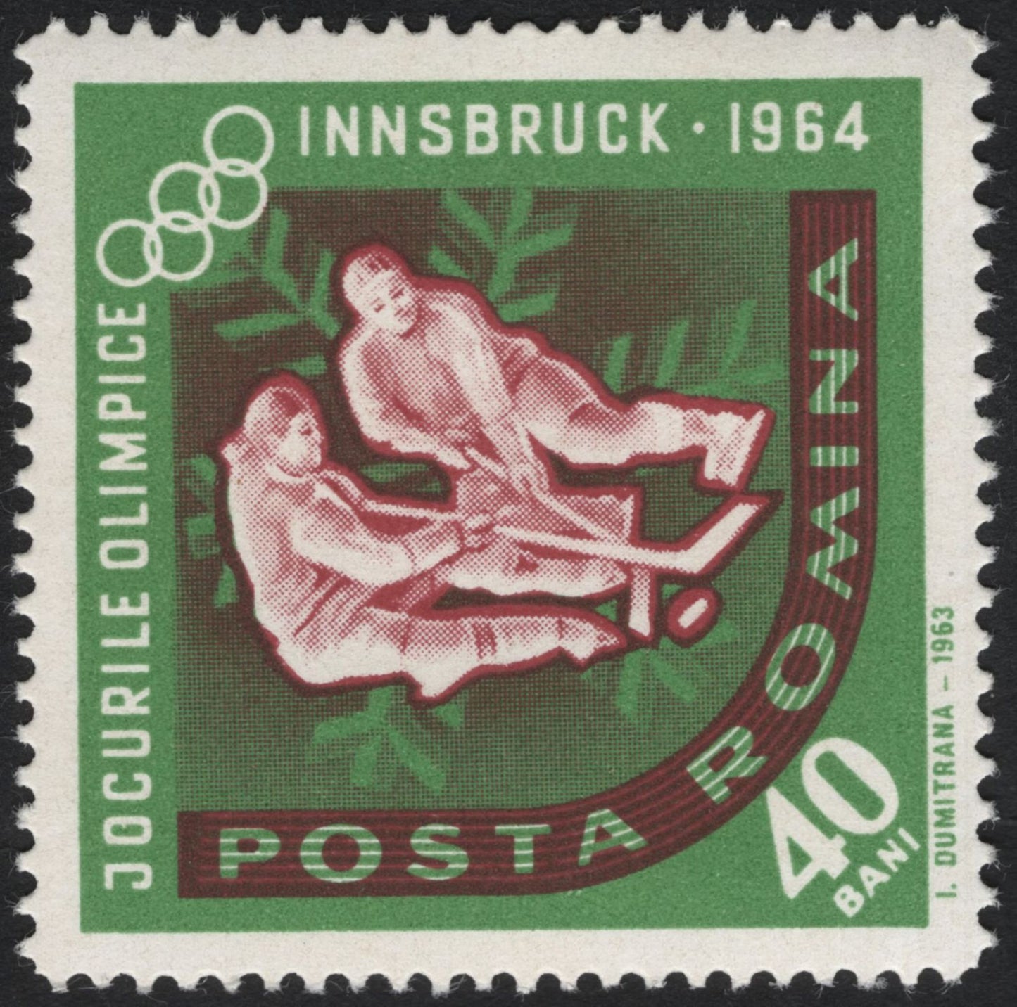 SCG8710 - Romania 1964 Winter Olympics – Innsbruck Games Set