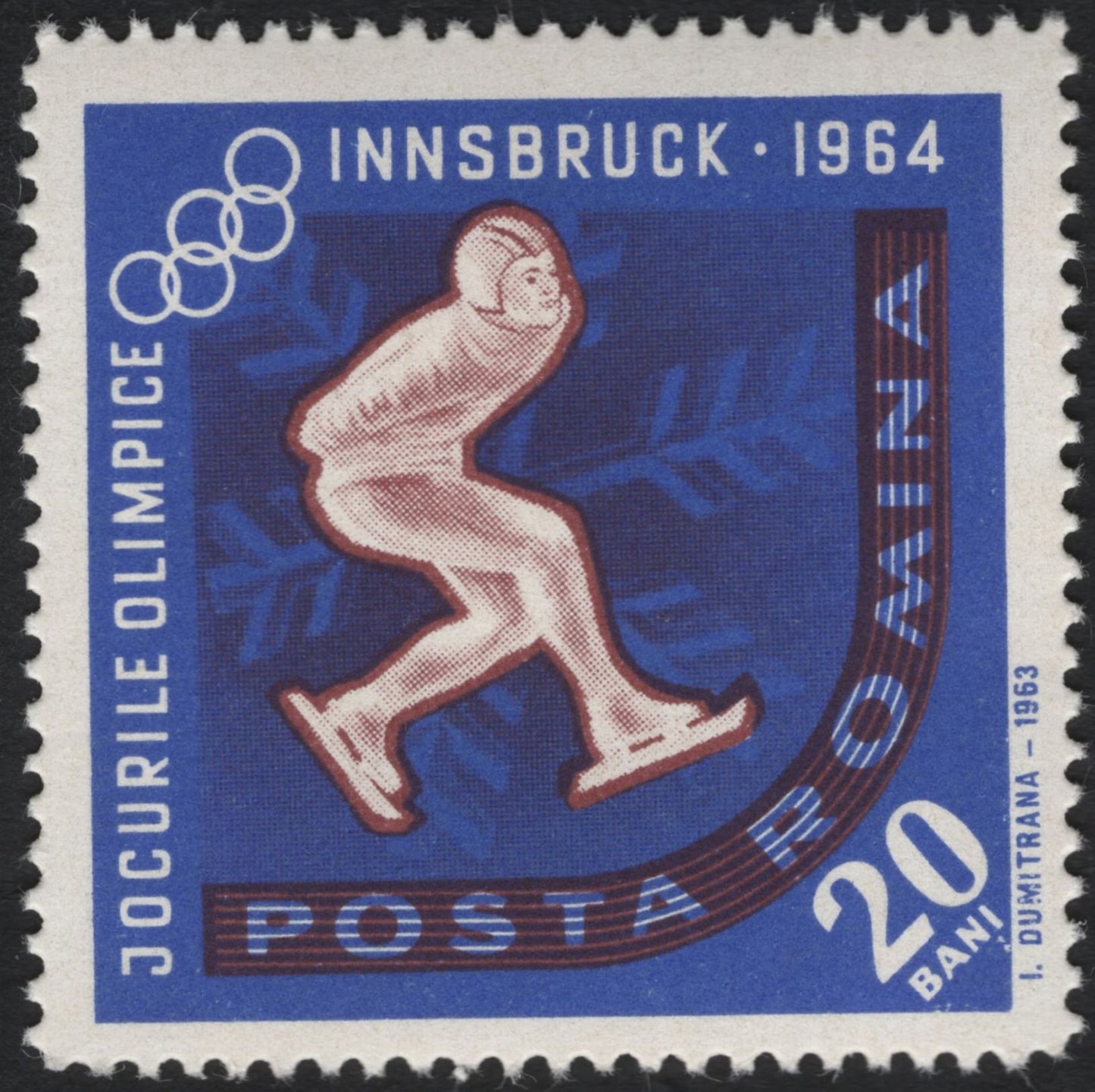 SCG8710 - Romania 1964 Winter Olympics – Innsbruck Games Set
