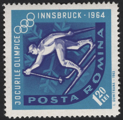 SCG8710 - Romania 1964 Winter Olympics – Innsbruck Games Set
